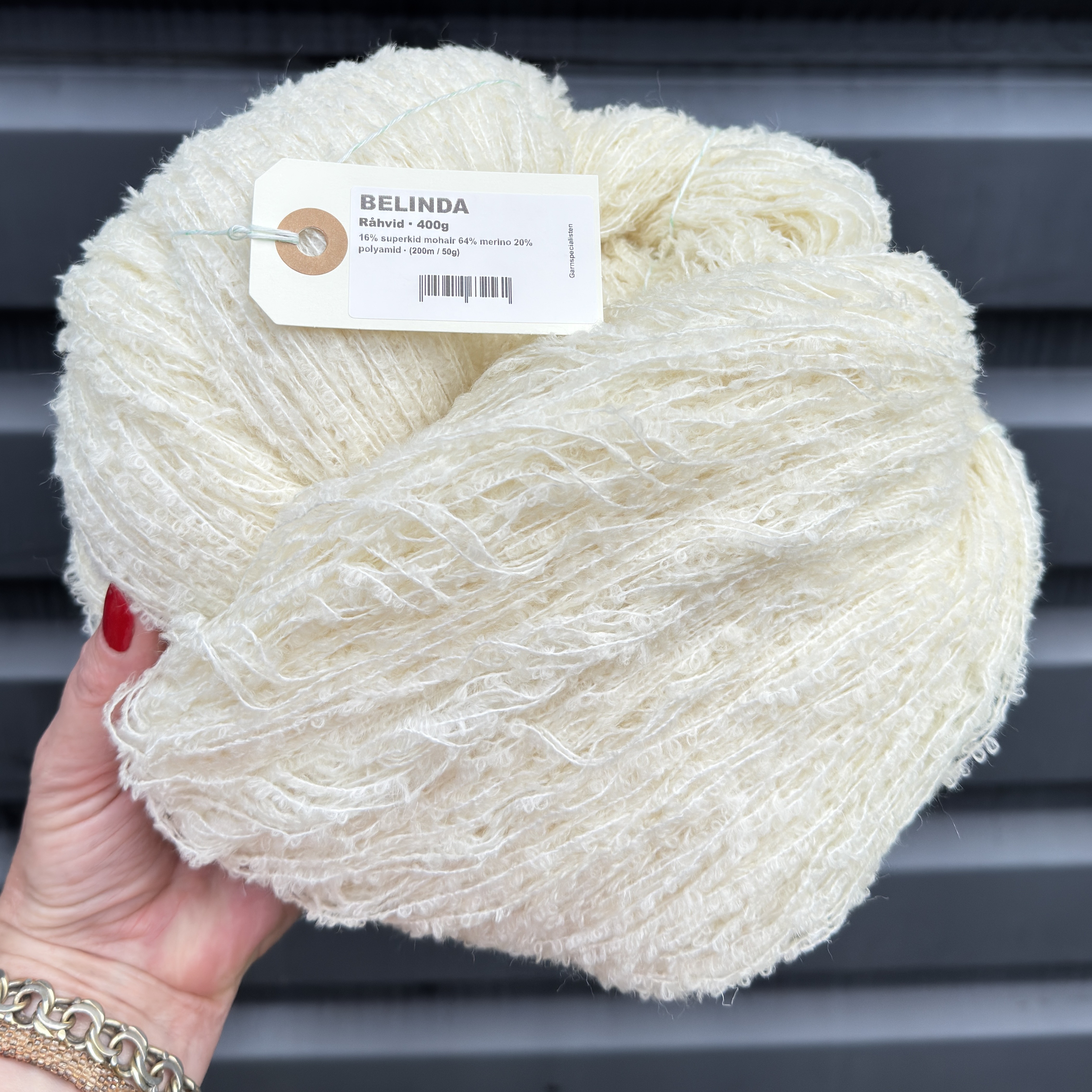 BELINDA (400 g) - Råvit