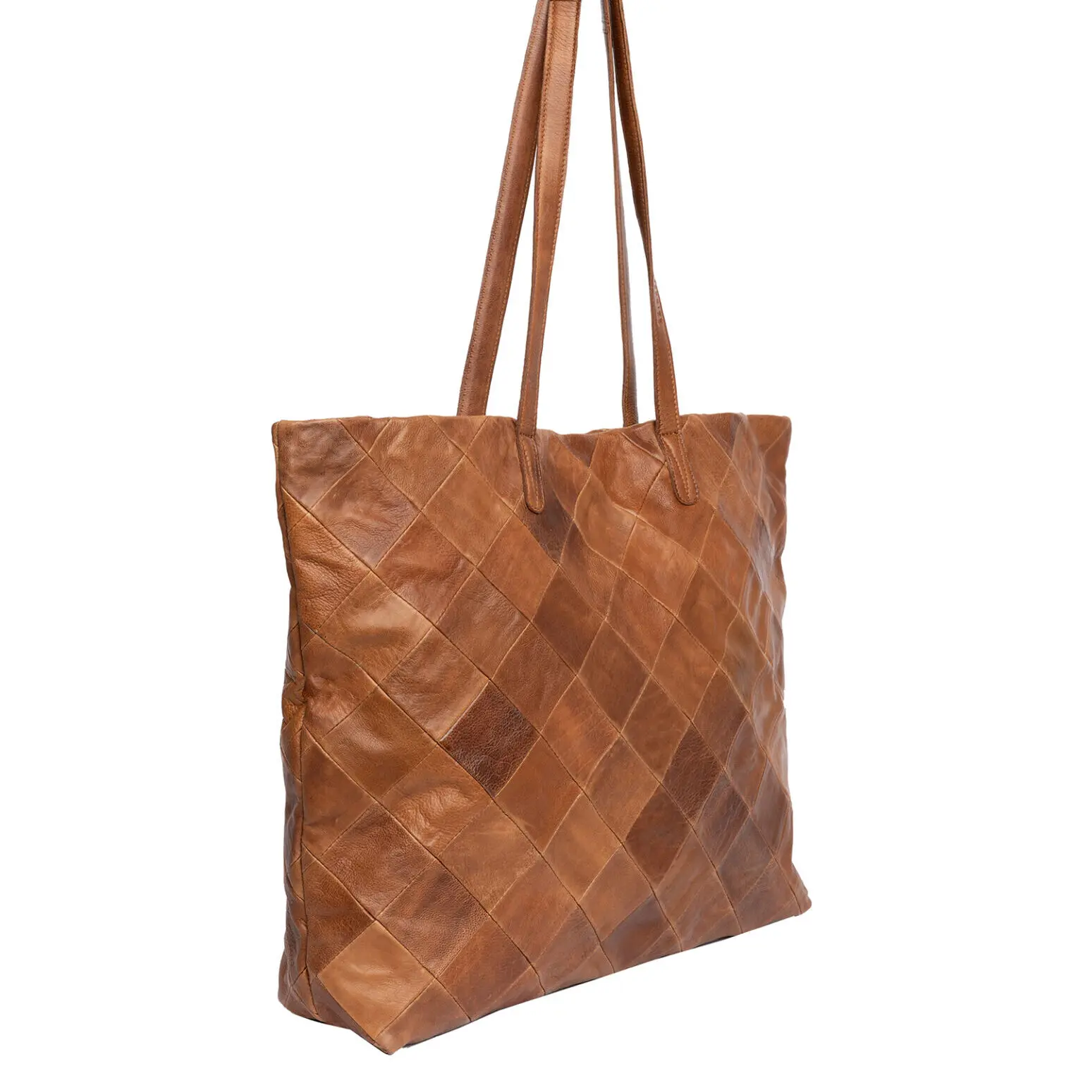RE:DESIGNED Gry - Scrap Leather Garnväska