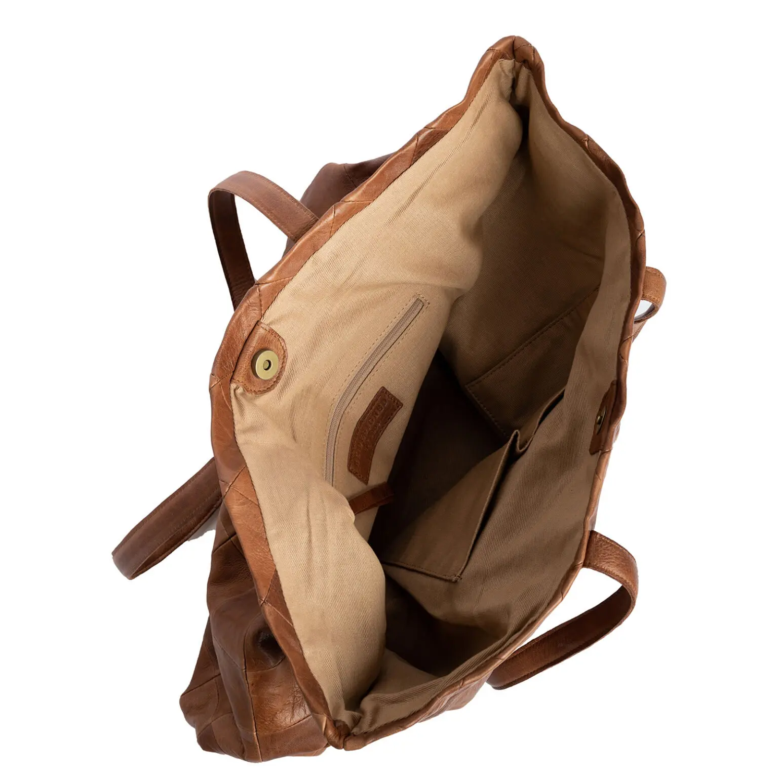 RE:DESIGNED Gry - Scrap Leather Garnväska