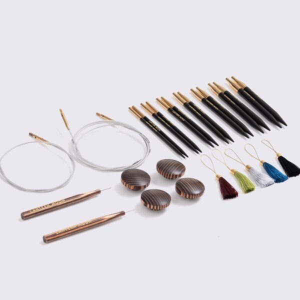 Lantern Moon utbytbara rundstickor set (10 cm) - Bliss