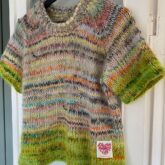 The ombre t-shirt i restegarn