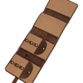 RE:DESIGNED Project 14 stickfodral av läder - woodsmoke