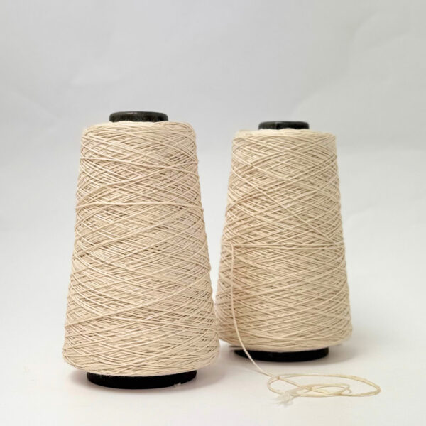 Bomull Silke cert. OEKO-TEX® STANDARD 100 - Råvit
