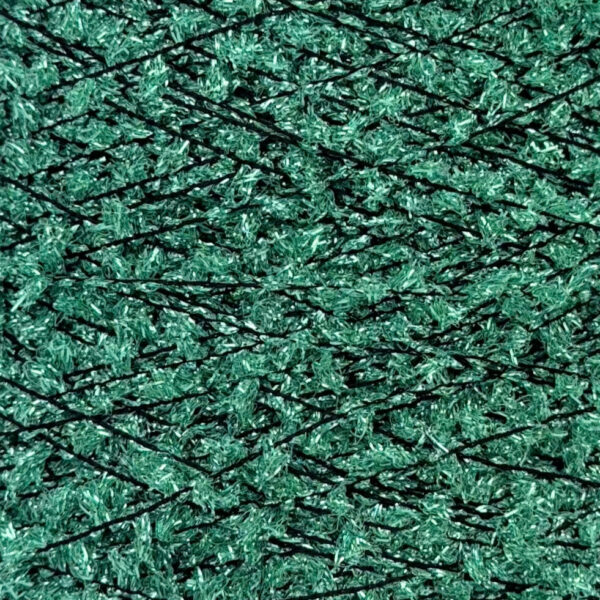 Grönt Glittergarn (600 g) - Bild 2